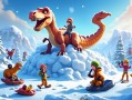 无畏契约雪地恐龙乐园，冬日战场上的童趣冒险，无畏契约雪地恐龙乐园，冬日战场的童趣冒险