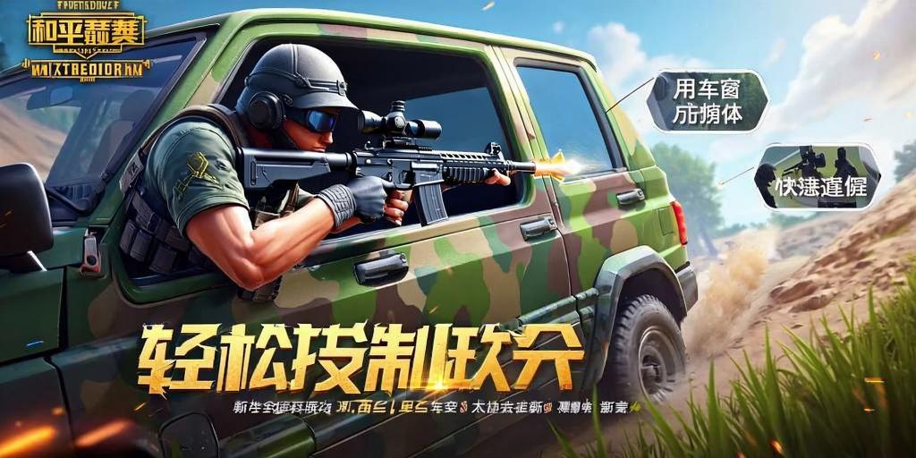 和平精英车窗射击技巧大公开！轻松制敌，安全又高效！和平精英车窗射击制敌全攻略，安全高效技巧一网打尽！  第1张