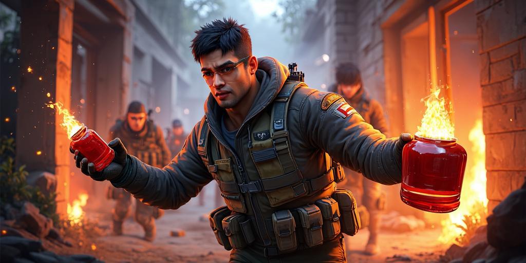 和平精英燃烧瓶破门技巧,轻松攻楼,制霸战场!燃烧瓶破门攻楼技巧,和平精英制胜关键! 第1张 和平精英燃烧瓶破门技巧,轻松攻楼,制霸战场!燃烧瓶破门攻楼技巧,和平精英制胜关键! 第1张