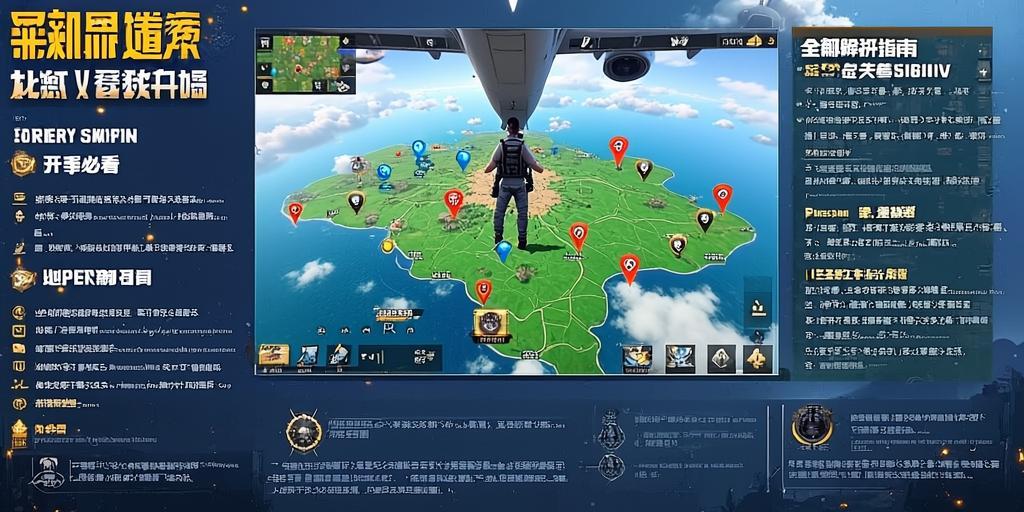 和平精英跳伞落点全解析，新手必看的高效开局指南，和平精英跳伞落点全解析，新手高效开局必看指南  第1张