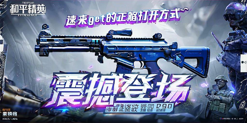 和平精英新qiangP90震撼登场！速来get它的正确打开方式~和平精英新qiangP90实战攻略，解锁超强火力正确姿势！  第1张
