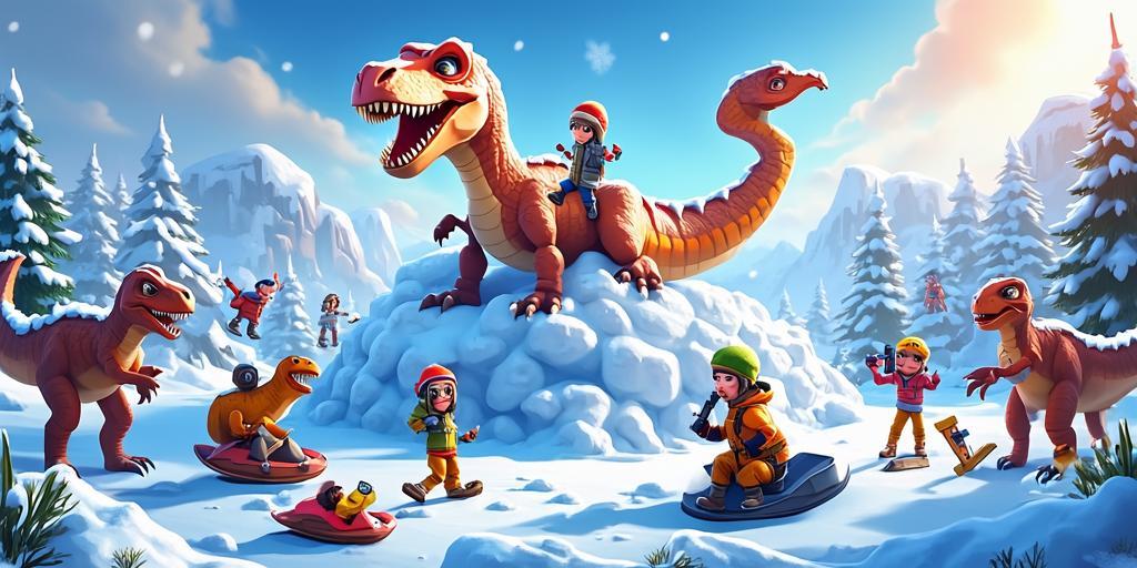 和平精英雪地恐龙乐园,冬日战场上的童趣冒险,和平精英雪地恐龙乐园,冬日战场的童趣冒险 第1张 和平精英雪地恐龙乐园,冬日战场上的童趣冒险,和平精英雪地恐龙乐园,冬日战场的童趣冒险 第1张